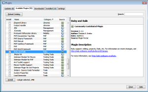 ruby and rails plugin netbeans