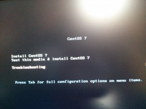 Centos 7 boot troubleshooting