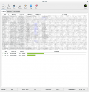 recovered passwords